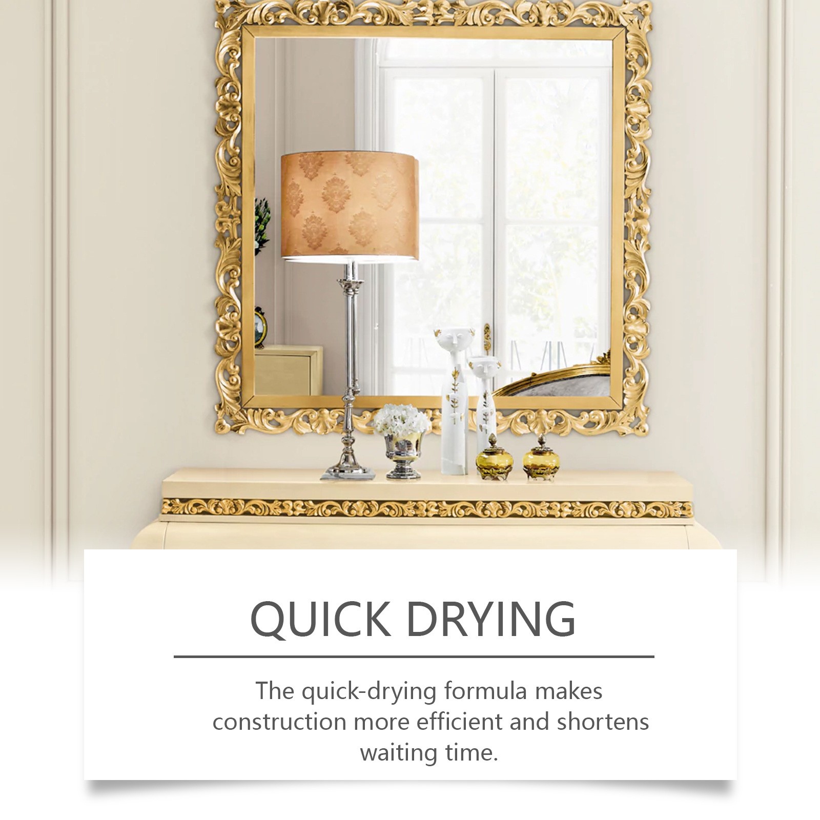Weather Resistant Water based Gold Paint,Exterior Decoration Paint Fast Drying