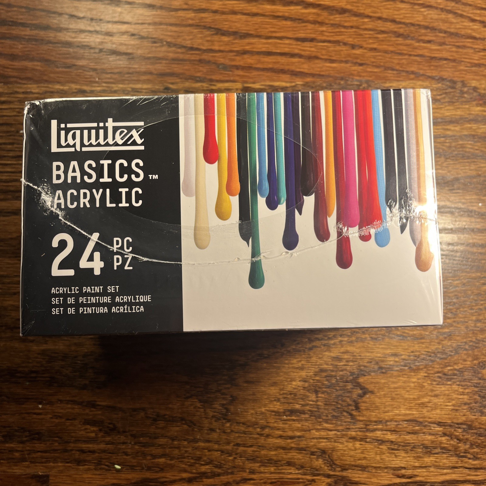 Liquitex 24 BASICS Acrylic Paint Set, 24 x 22ml (0.74-oz) Tube Paint Set New