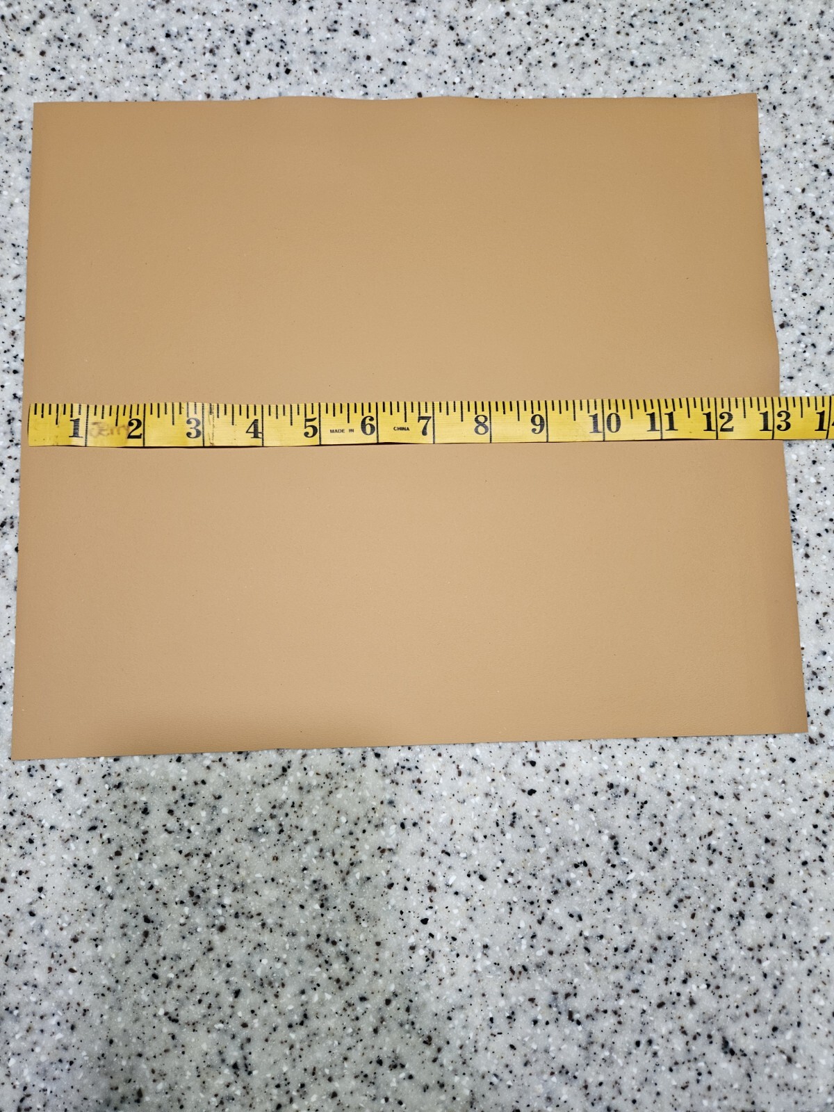 Upholstery Leather 13″ x 11″ inches Beige Automotive grade Leather NEW