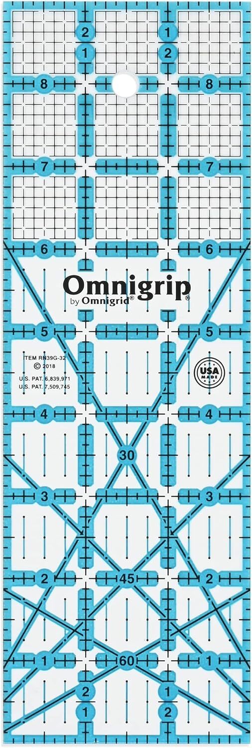 Quilting Ruler Omnigrip by Omnigrid 3 x 9 quilting sewing ruler NEW