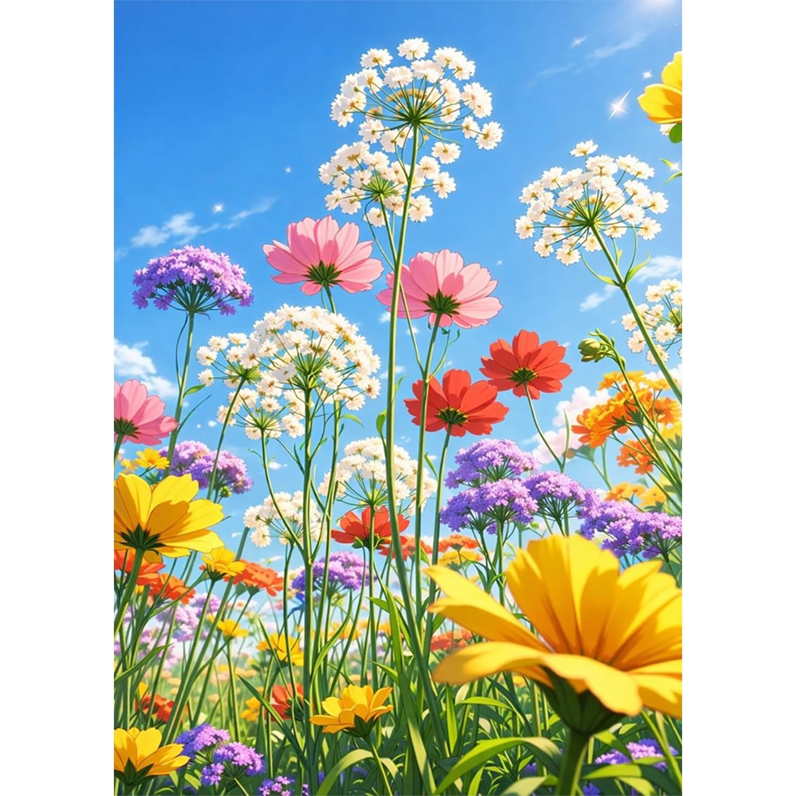 Diamond Art Painting Kits for Adults Beginner,colorful flowers DIY 5D Modern …