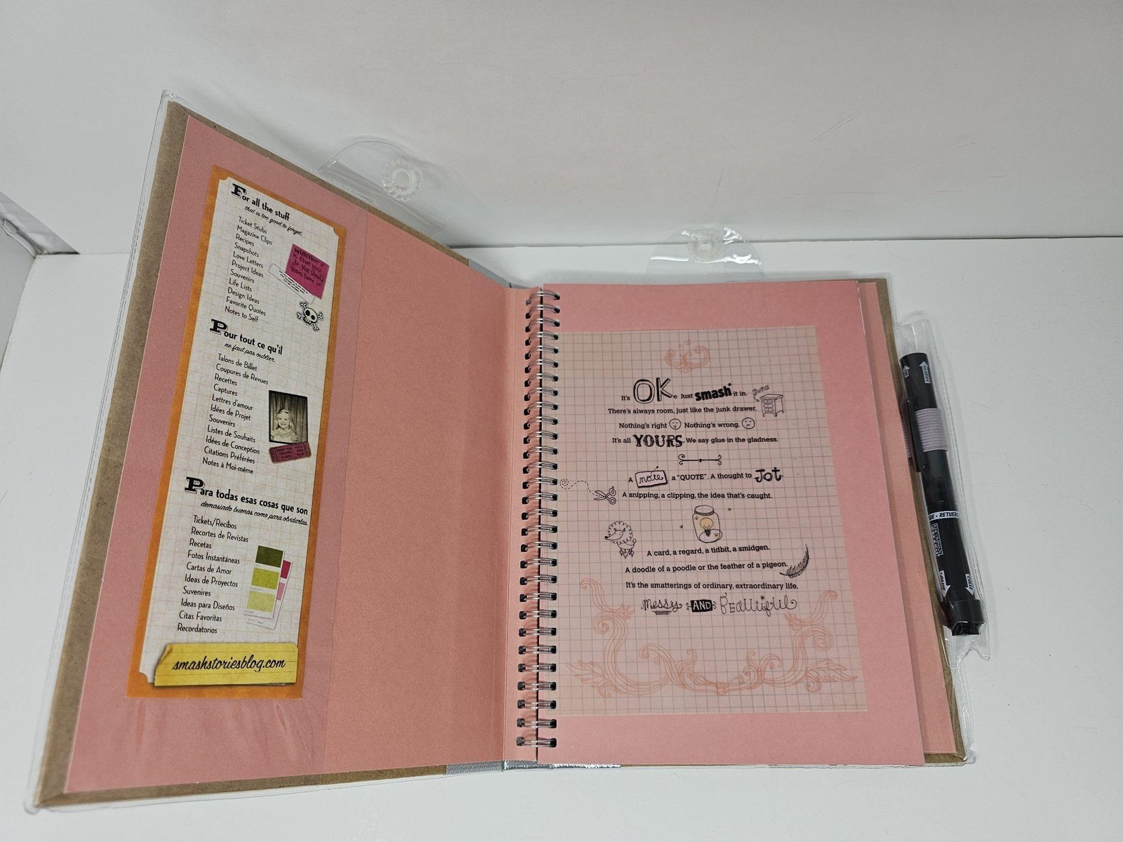 K&Company SMASH Couture Style Scrapbook W/ Pen Glue 2013 RARE Discontinued NEW