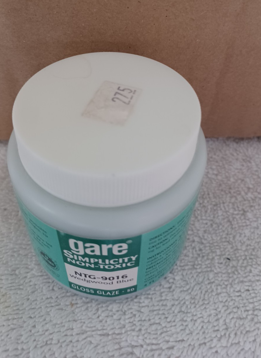 Gare Simplicity Discontinue Wegewood Blue NTG-9016 ceramic gloss glaze Paint 4oz
