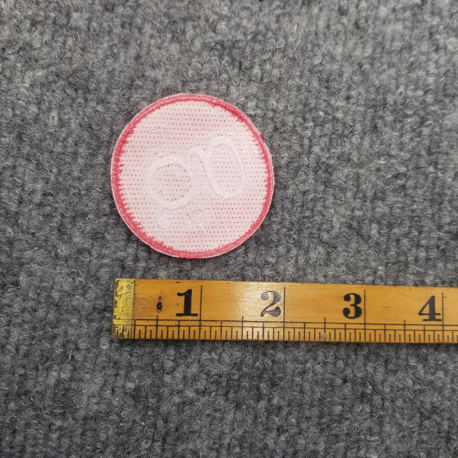 G5 Patch Red Circle Embroidered