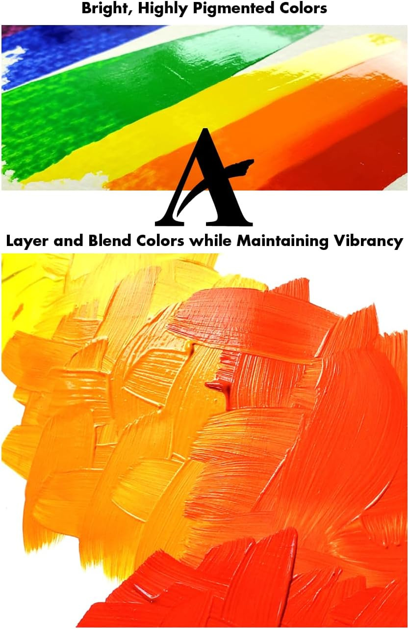 Academy Acrylic Paint, Gloss, 90Ml/3 Oz Metal Tube, Thalo Silver