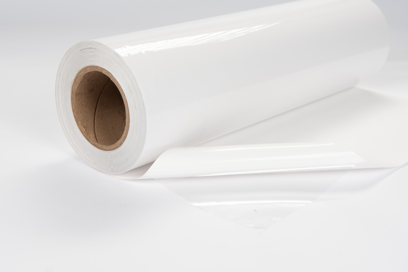 6.0mil Gloss Clear Semi-Rigid Decal Sticker Self-Adhesive Vinyl Solvent & Latex