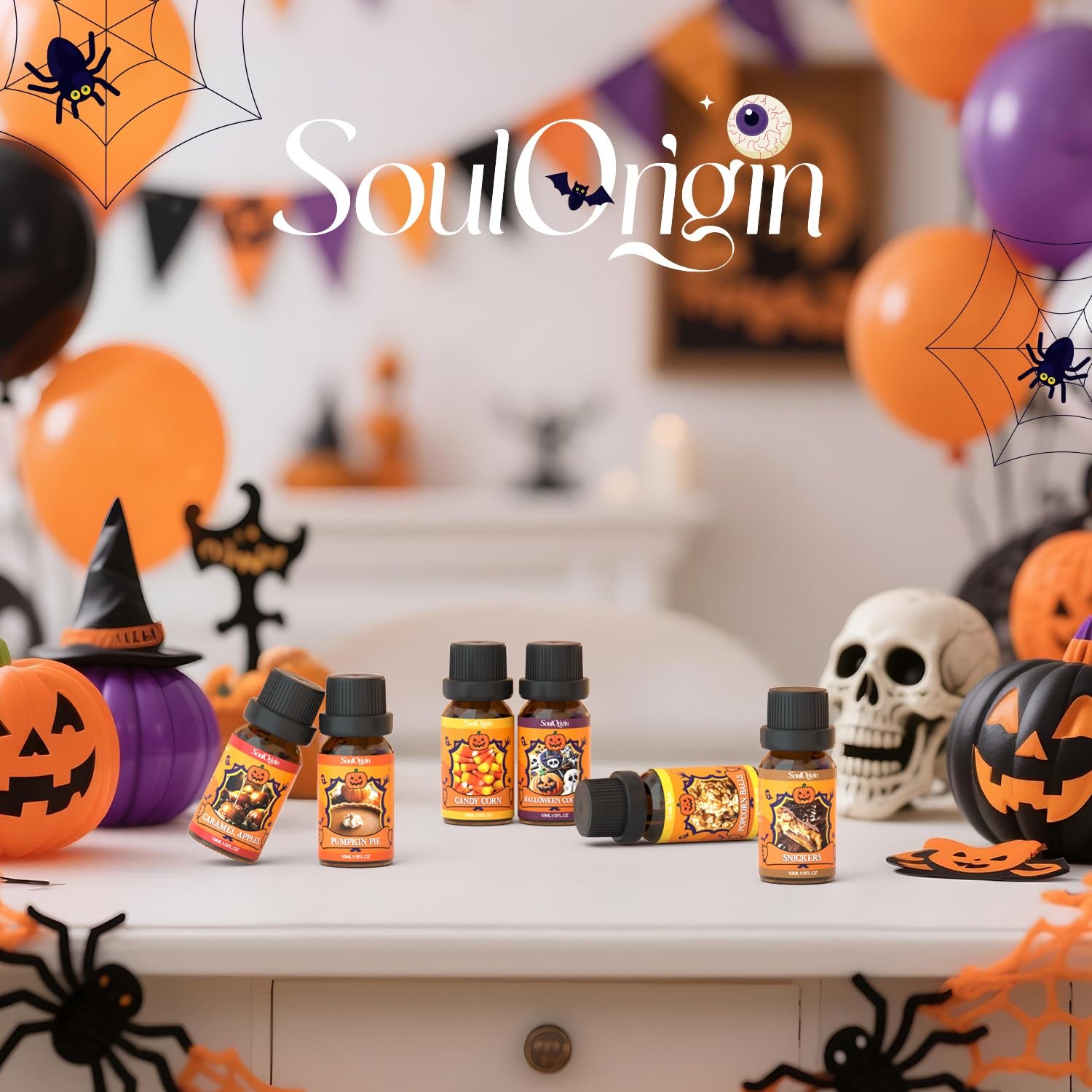 Soulorigin Halloween Fragrance Oils Set, 0.3 Fl Oz (Pack of 1),