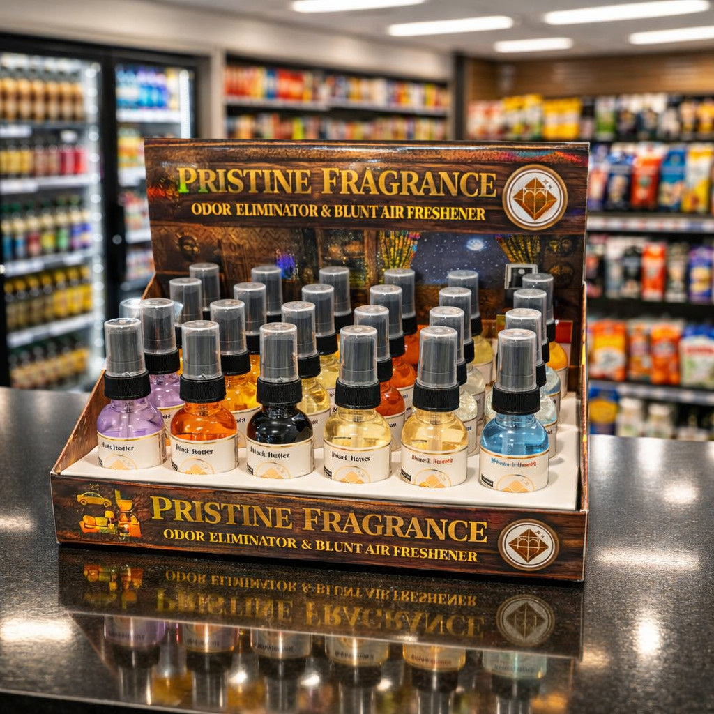 Odor Eliminator & Blunt Spray Concentrated No alcohol. 30ml. Free 2nd Bottle