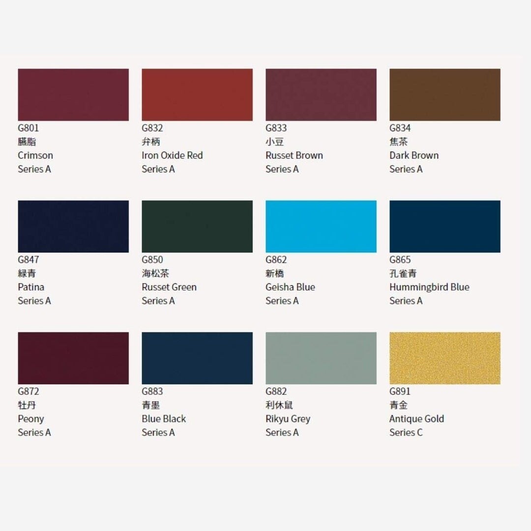 Holbein Artist Gouache Set of 12 Traditional Colors of Japan (15ml) Four Seasons