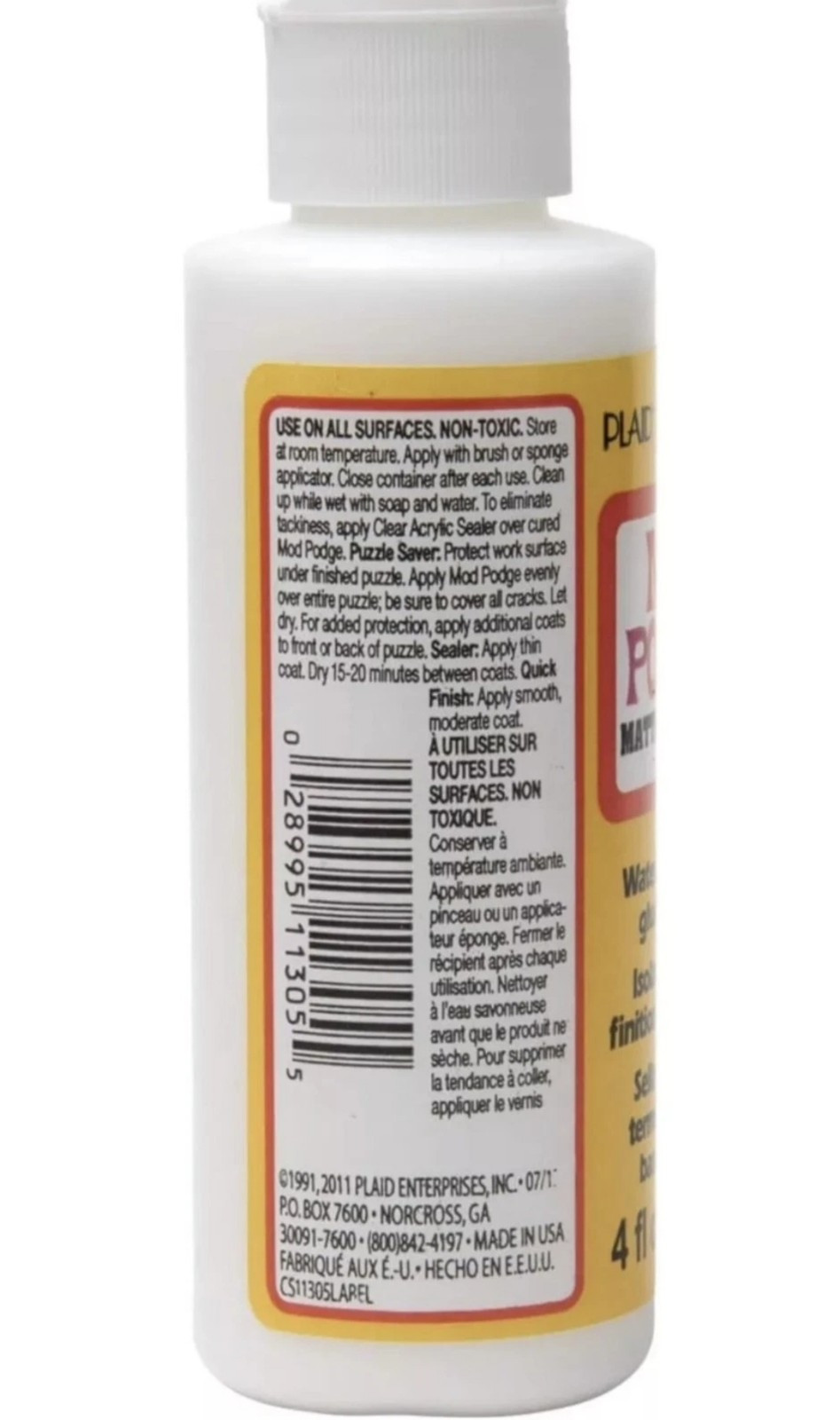 Plaid Mod Podge Matte Finish-4oz