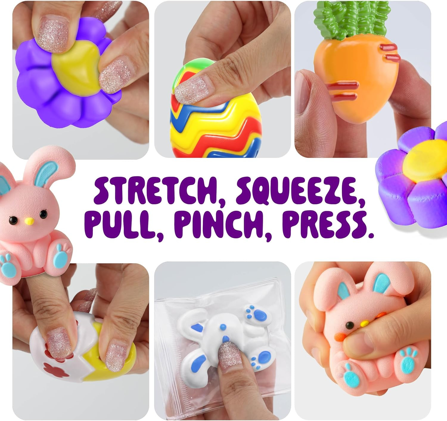 Easter Taba Squishy Making Kit for Kids – Squishies Easter Crafts Activities – 6