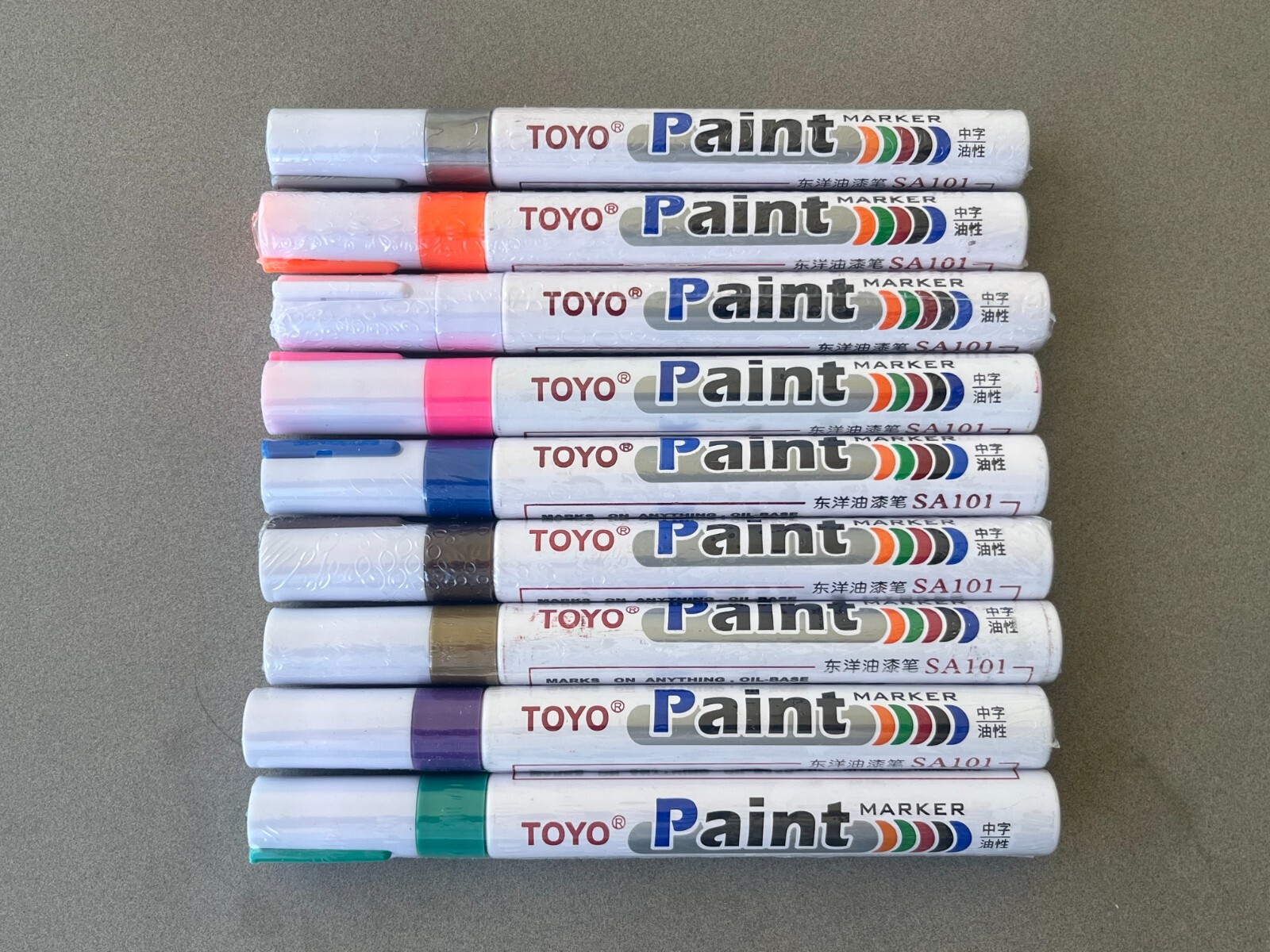 Toyo Waterproof Permanent Paint Marker Pen Car Tire Rubber Metal Pen