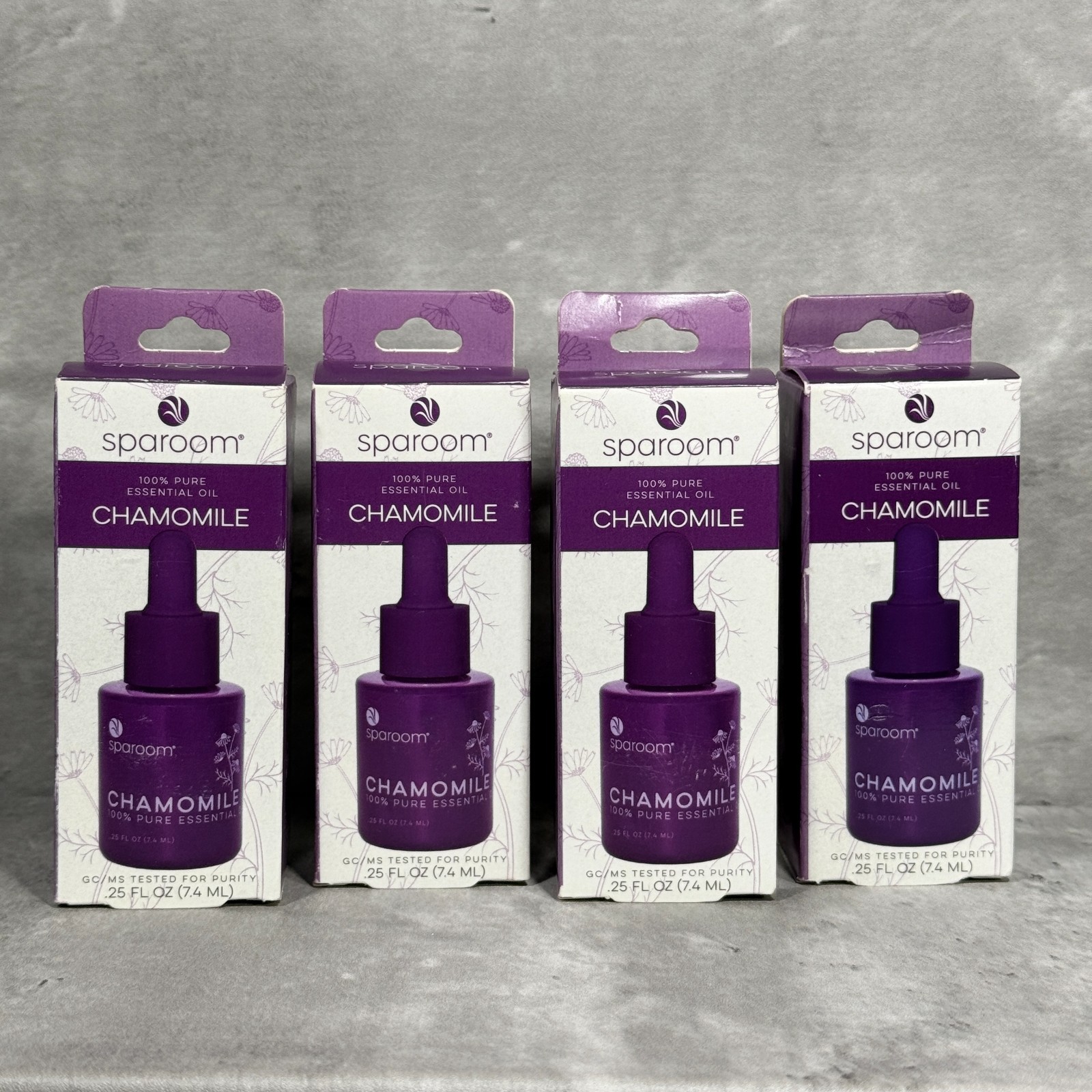 SpaRoom 100% Pure Essential Oil Blend Lot Of 4 Chamomile