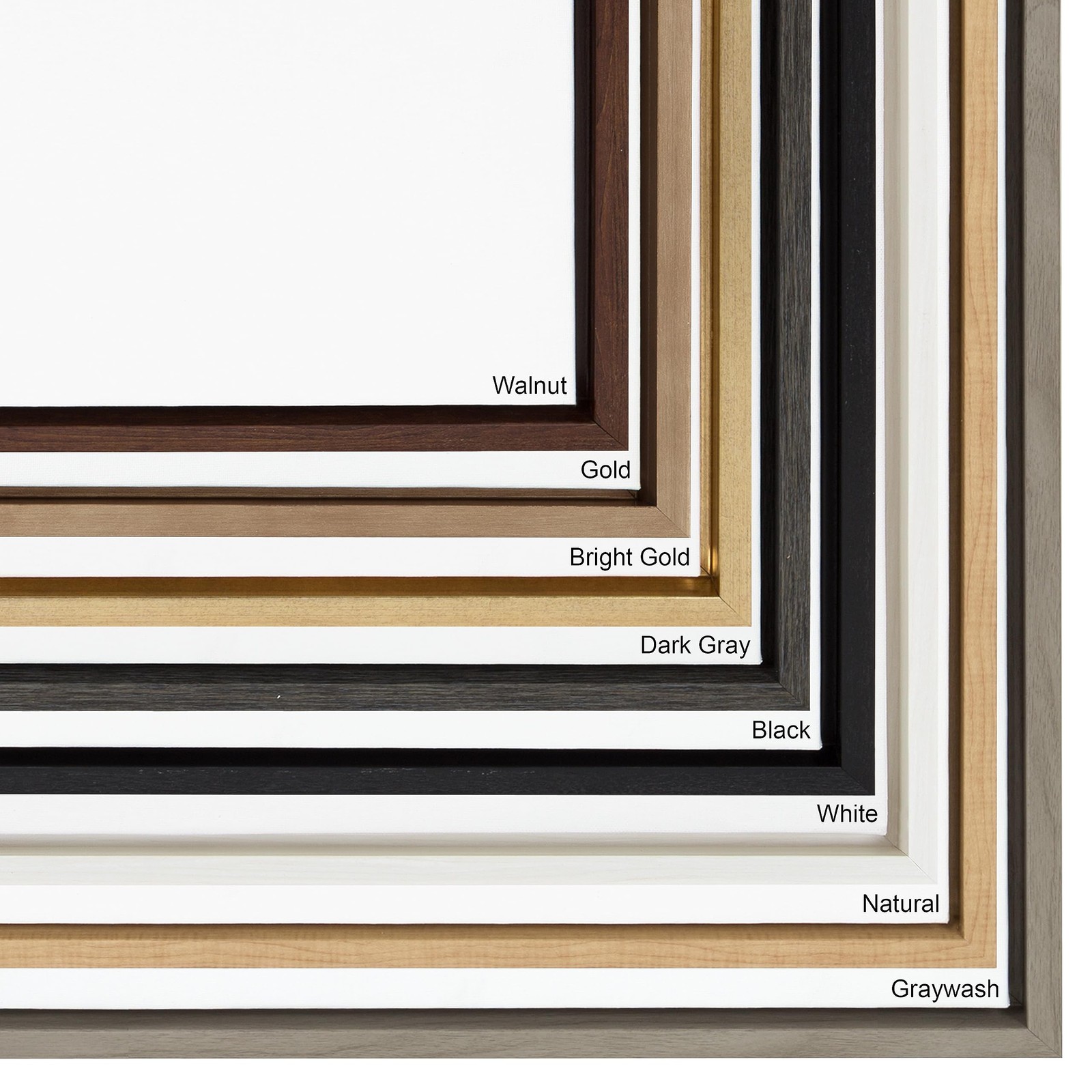 Kate And Laurel Sylvie Blank Framed Canvas Wall Art 23X33 Natural Modern Empty