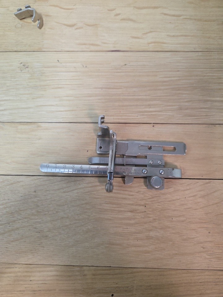 Vintage Greist Sewing Machine Metal Box w/ Attachments