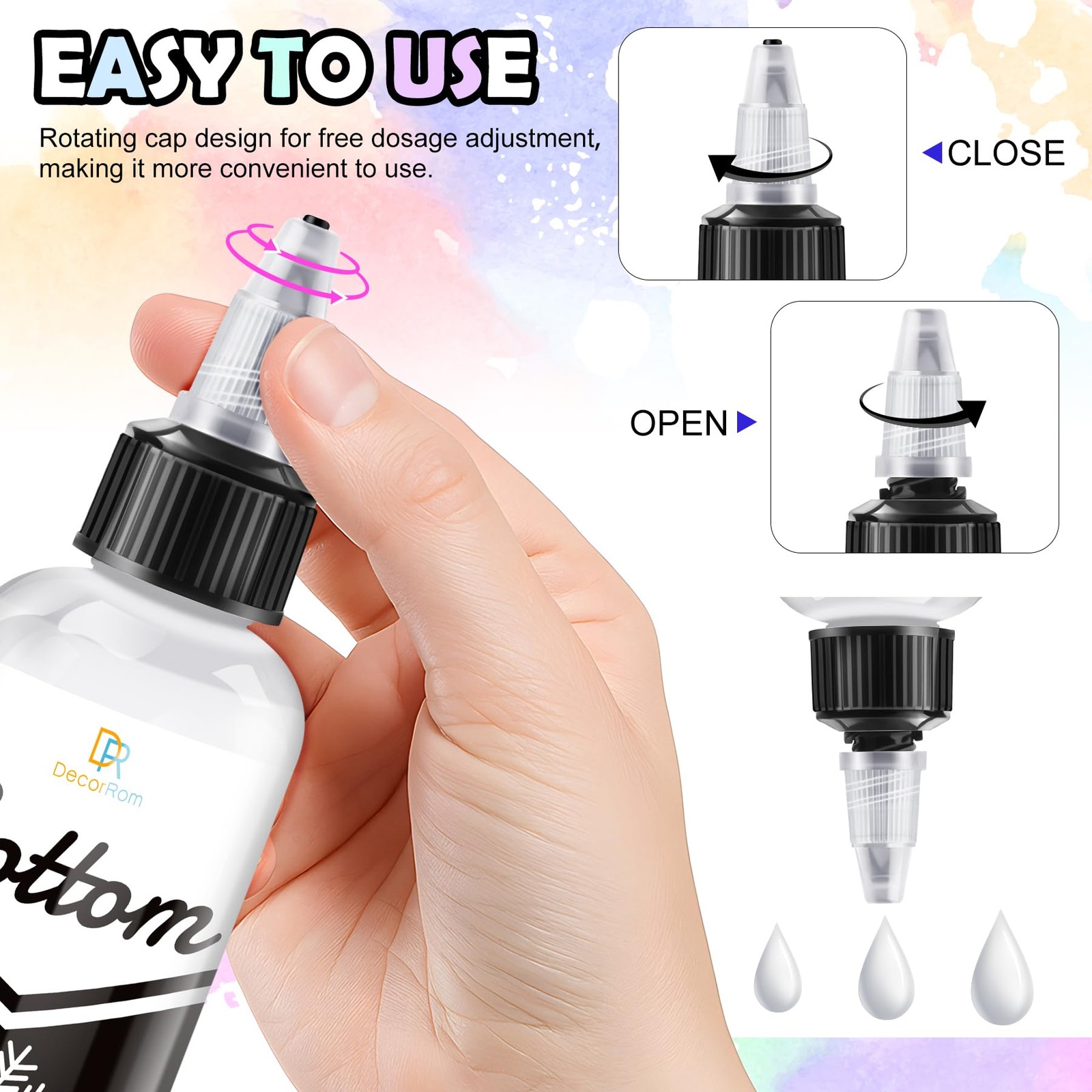 White Alcohol Ink for Epoxy Resin, 7oz Ink, Inks 200ml,