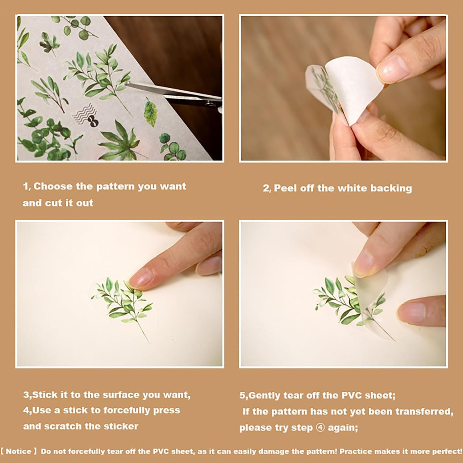 10 Sheets Rub on Transfers for Crafts Vintage Rub on Transfer Stickers Flower Pl