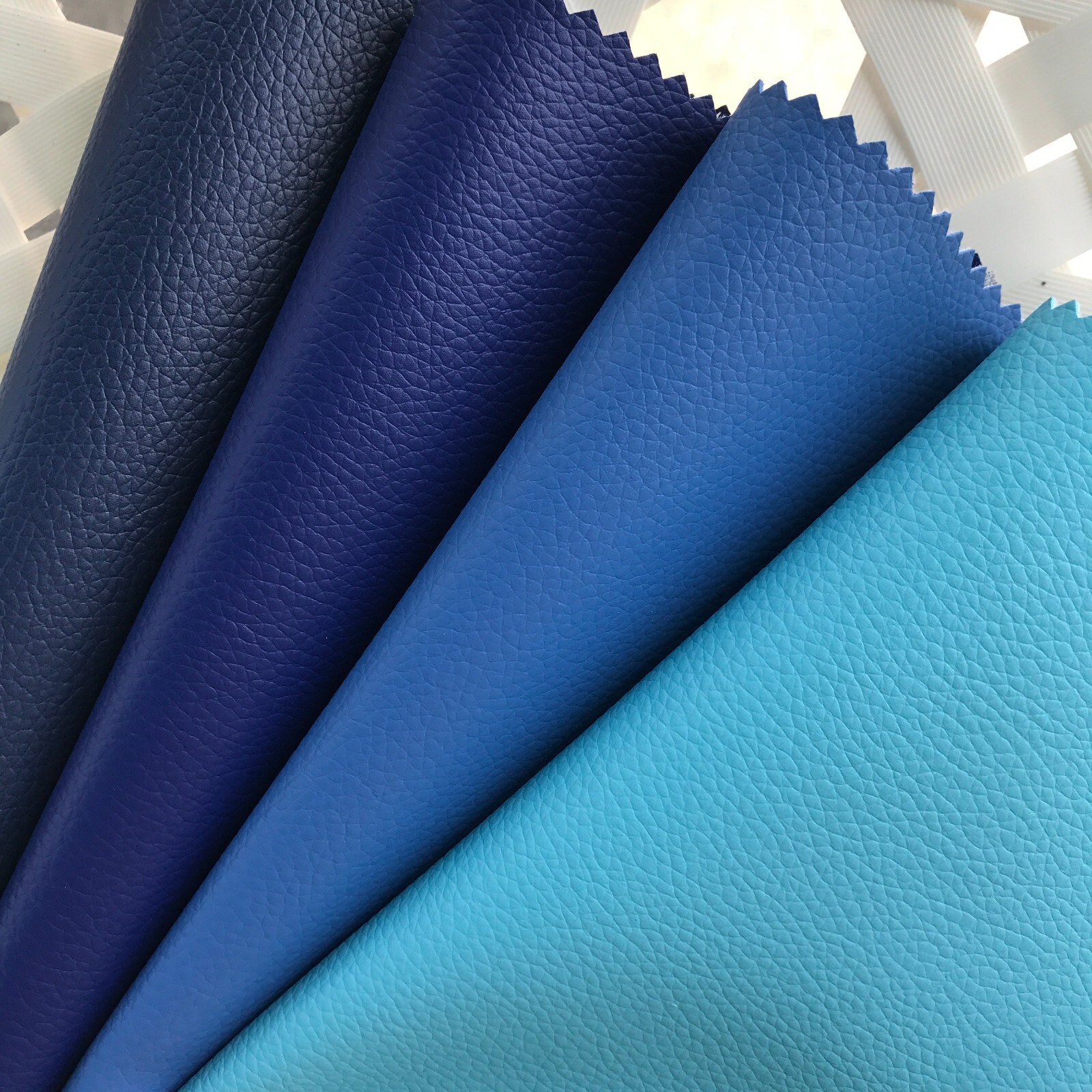 45+ Colors Self-Adhesive Vinyl Fabric Faux Leather 56″Wide Continuous By Yard