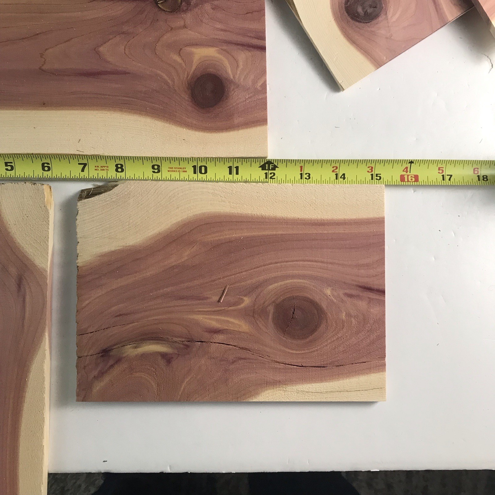 Thin Wood Scraps 9 Pieces Arts And Crafts Supplies￼ Aromatic Cedar Lot168