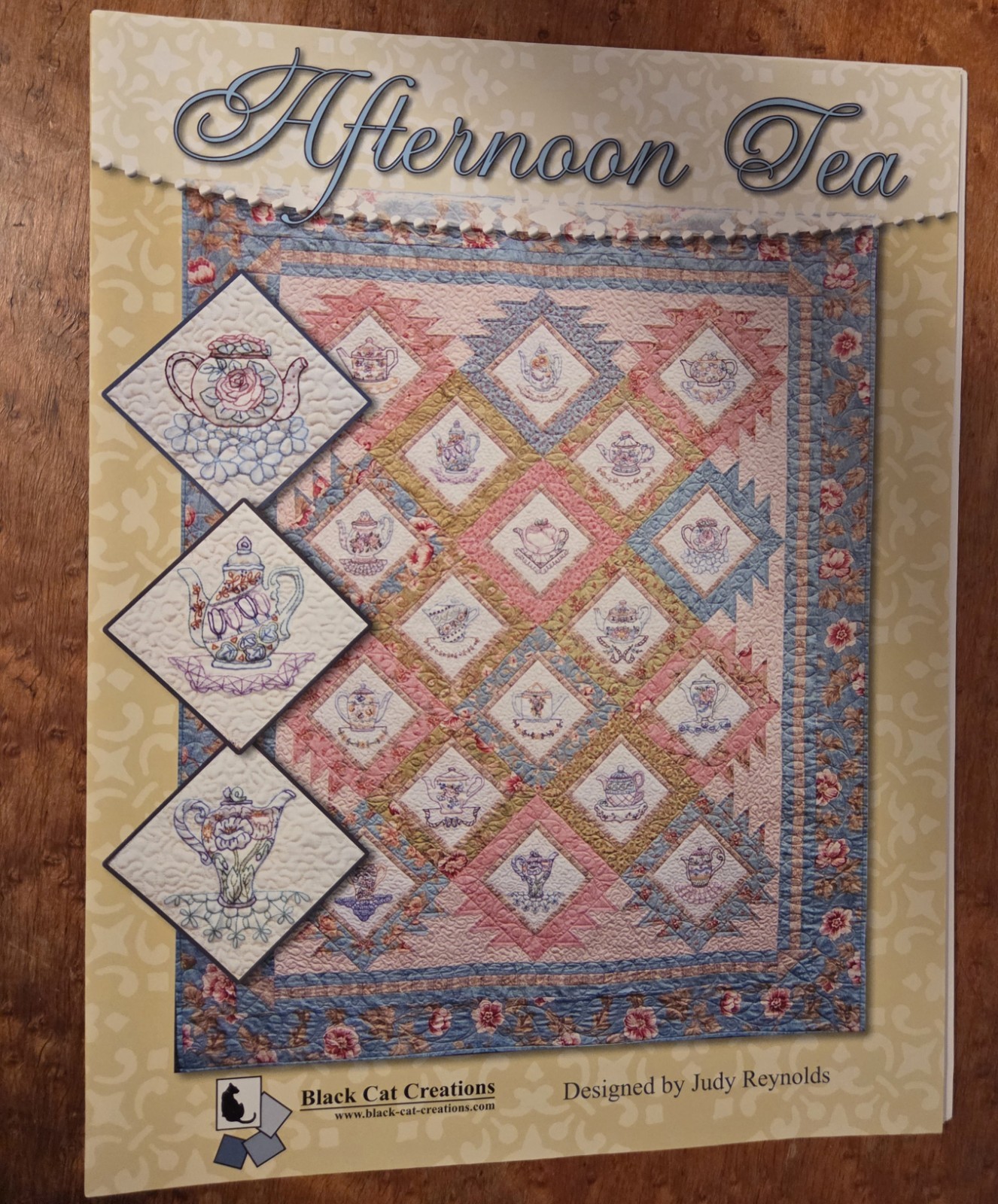 Afternoon Tea Quilt Pattern by Black Cat Creations