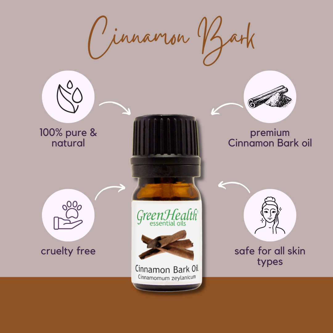 15 ml Premium Quality Cinnamon Oil in Amber Glass Bottle – GreenHealth