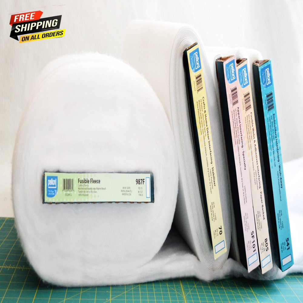 Pellon 805 Wonder Under, Fusible Web Fabric, Clear 17″ X 20 Yards by the Bolt