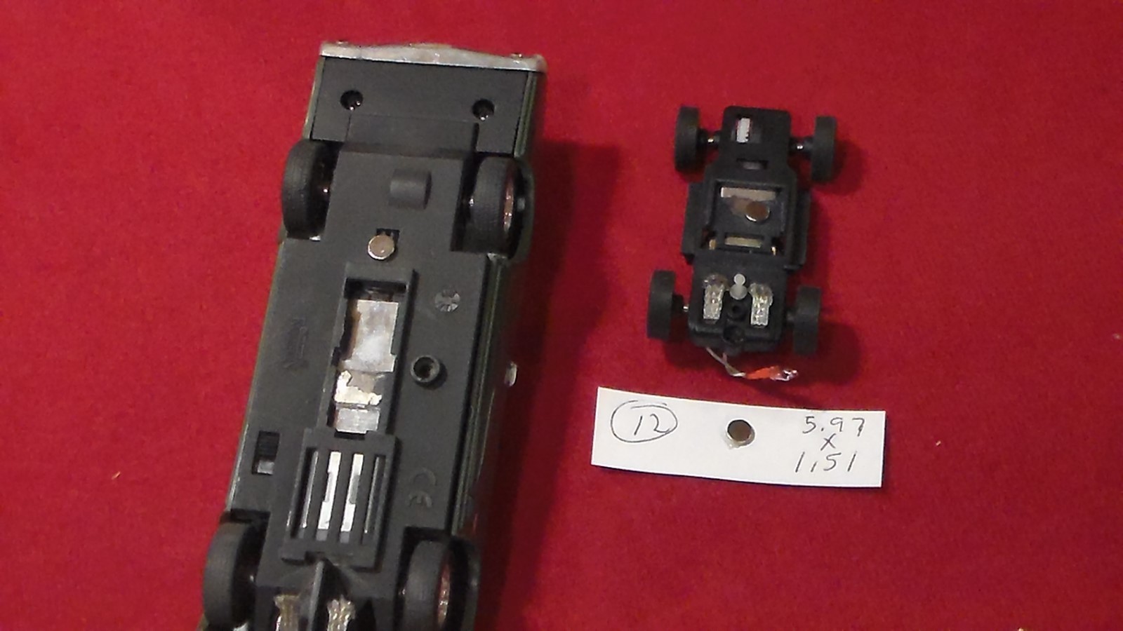 1/24 1/32 1/43 Slot Car UNIVERSAL 6ea RareEarth MAGNETS #12 5.9mm x 1.5mm