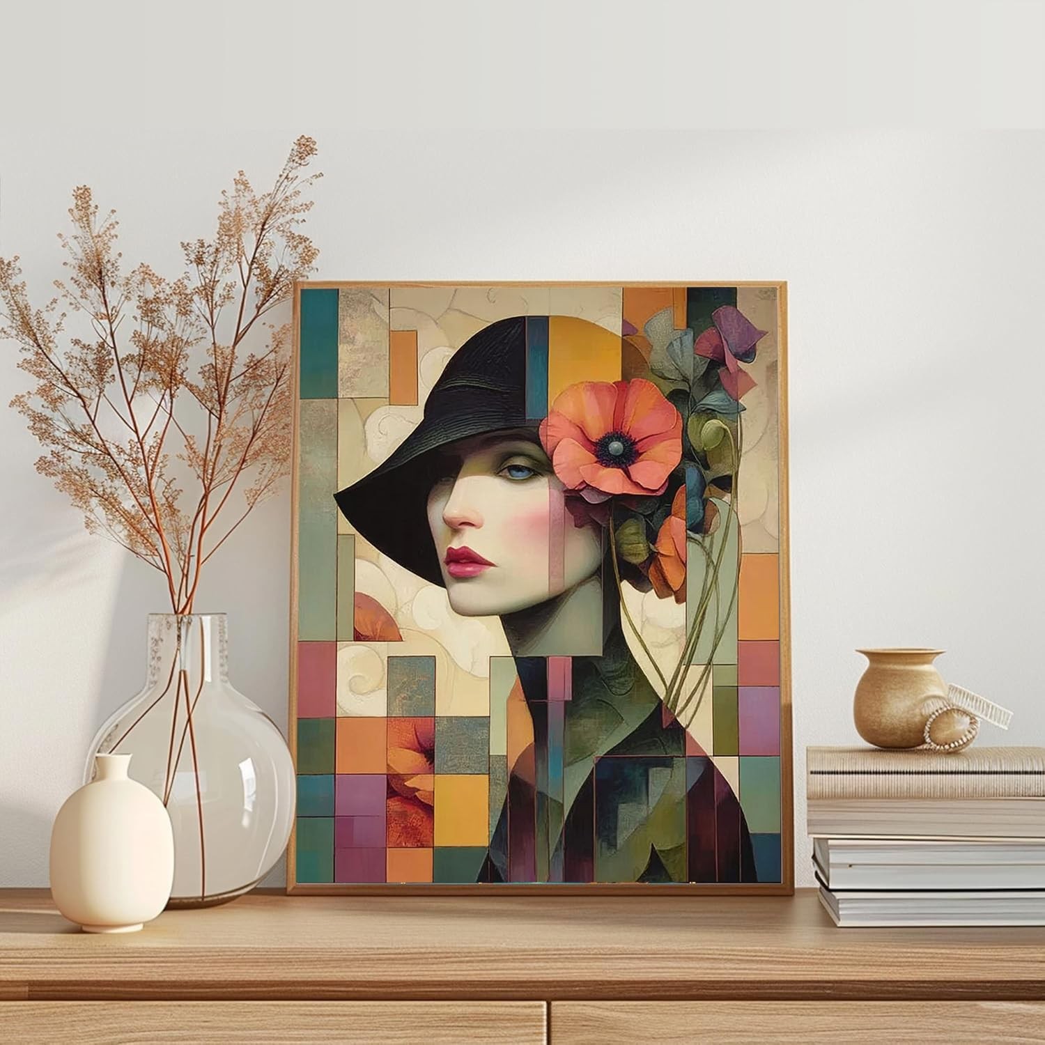 Abstract Woman Paint By Numbers Modern Minimalist Woman Form Full Drill Art