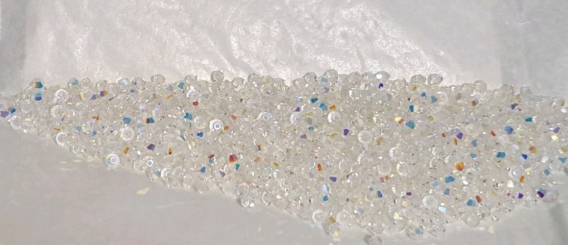 4mm Swarovski 5309/1 Crystal Aurore Boreale 10 Gross 1,440 Pieces Austria