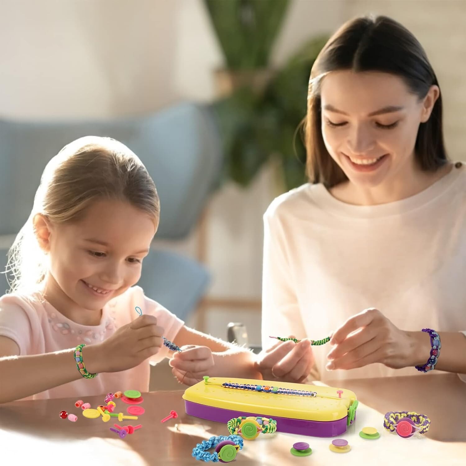 Friendship Bracelet Making Kit for Teen Girls DIY Bracelet Maker Kit Gift Toy