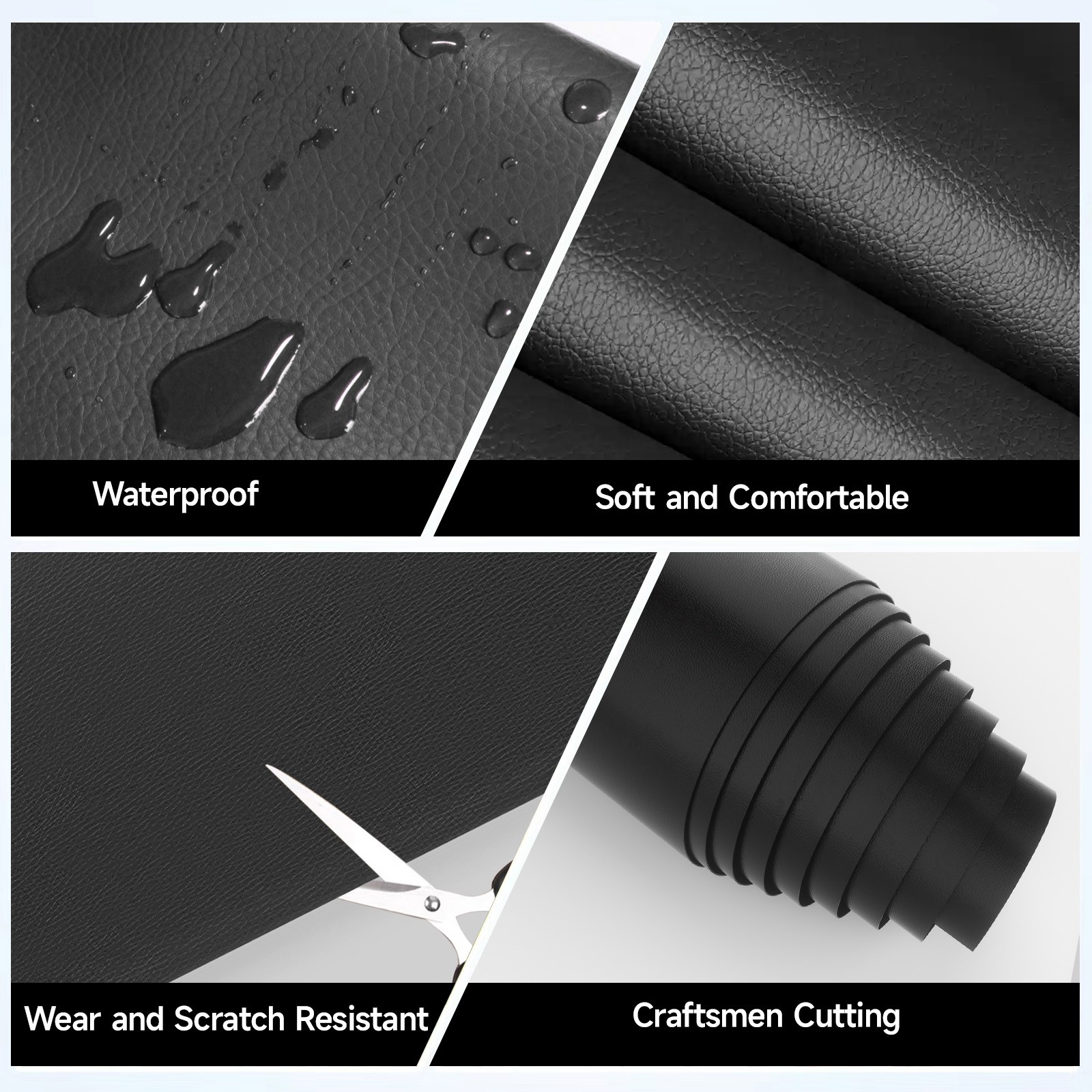54″ Wide Marine Vinyl Fabric Faux Leather Boat Auto Furniture Upholstery Repair