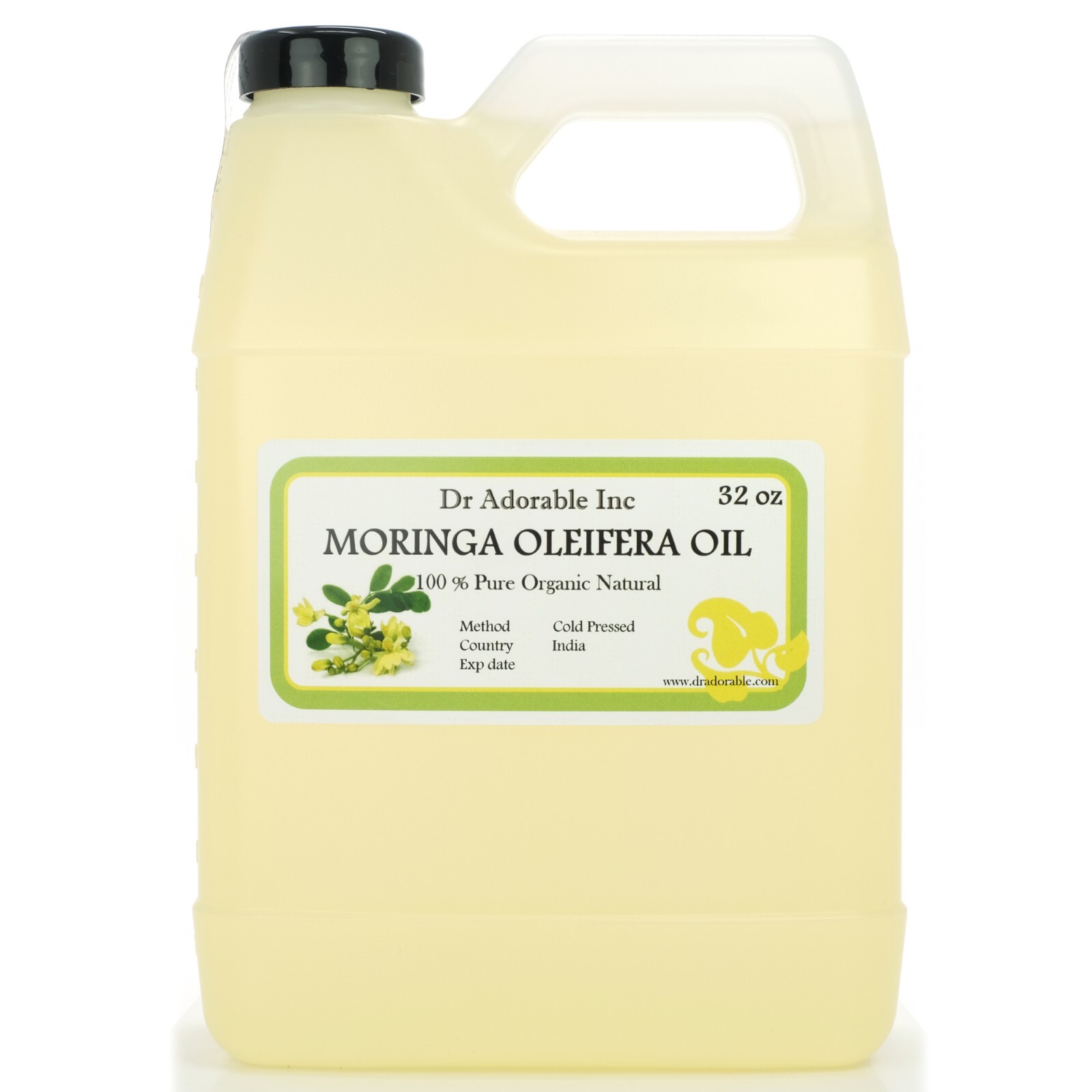Organic Moringa Oleifera Oil 100% Pure Organic 2 oz up to Gallon Free Shipping