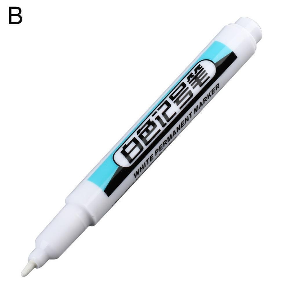 White Paint Marker Pens Waterproof Bike Car Tyre Tire Marker Permanent Pen Car