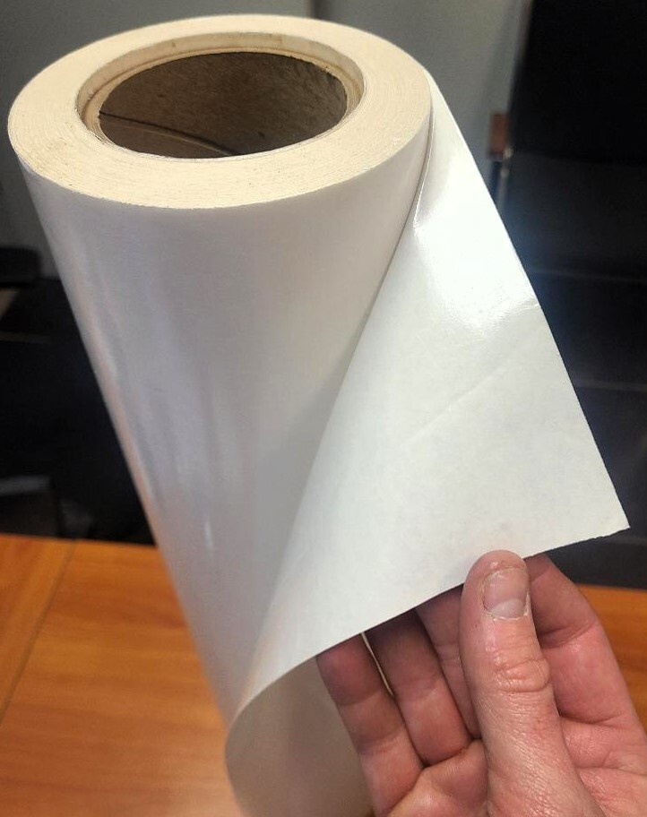 1.0 mil Clear Mounting Laminate Two-Sided Permanent Self-Adhesive