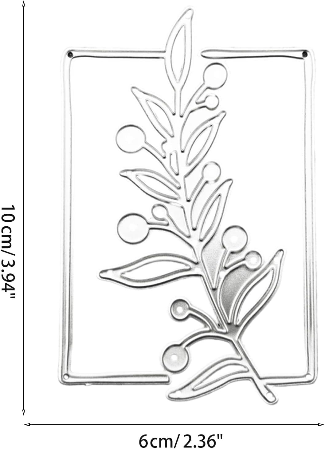 Tree Metal Die Cuts Flower Lace Border Carbon Steel Cutting Dies for Paper Craft