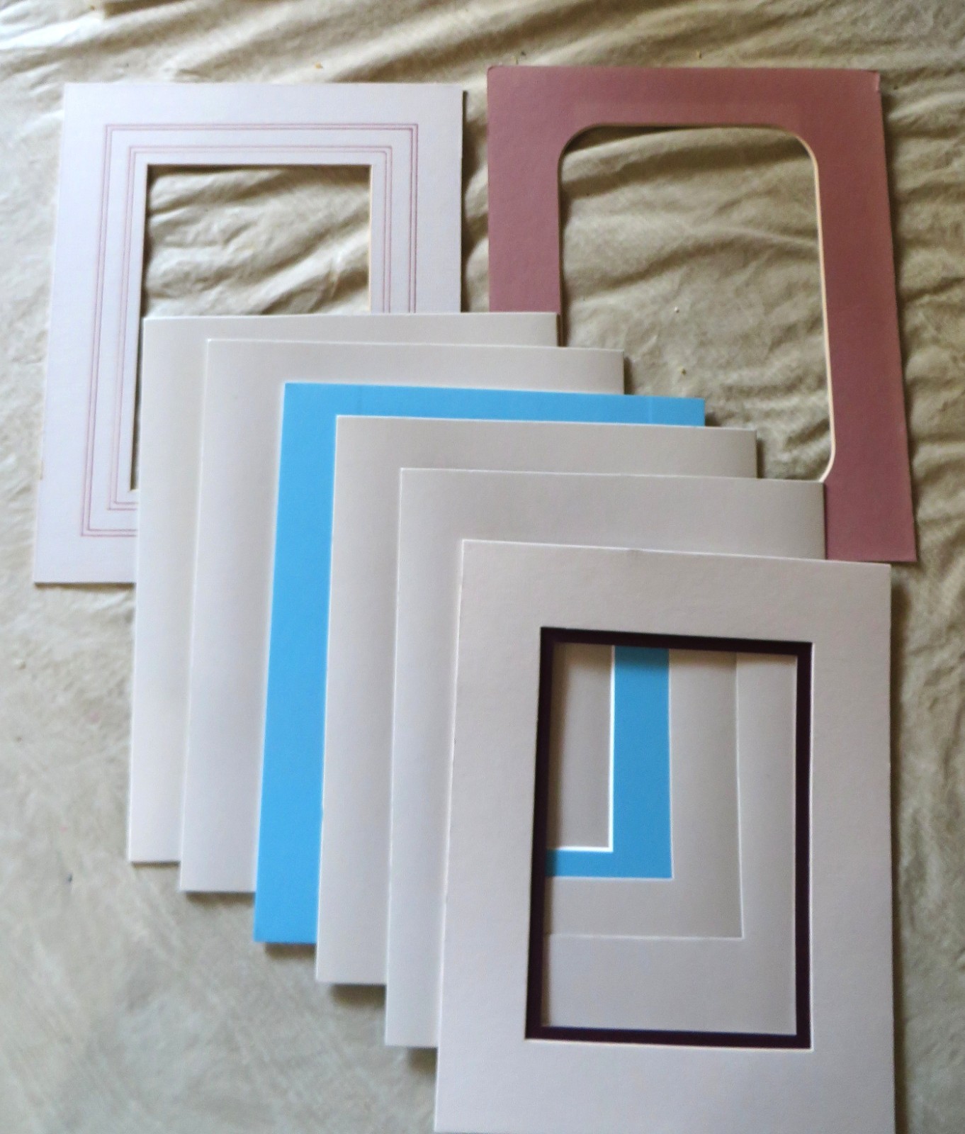 EUC 8 Framing Mats 5×7″ (8 x 10″ exterior)