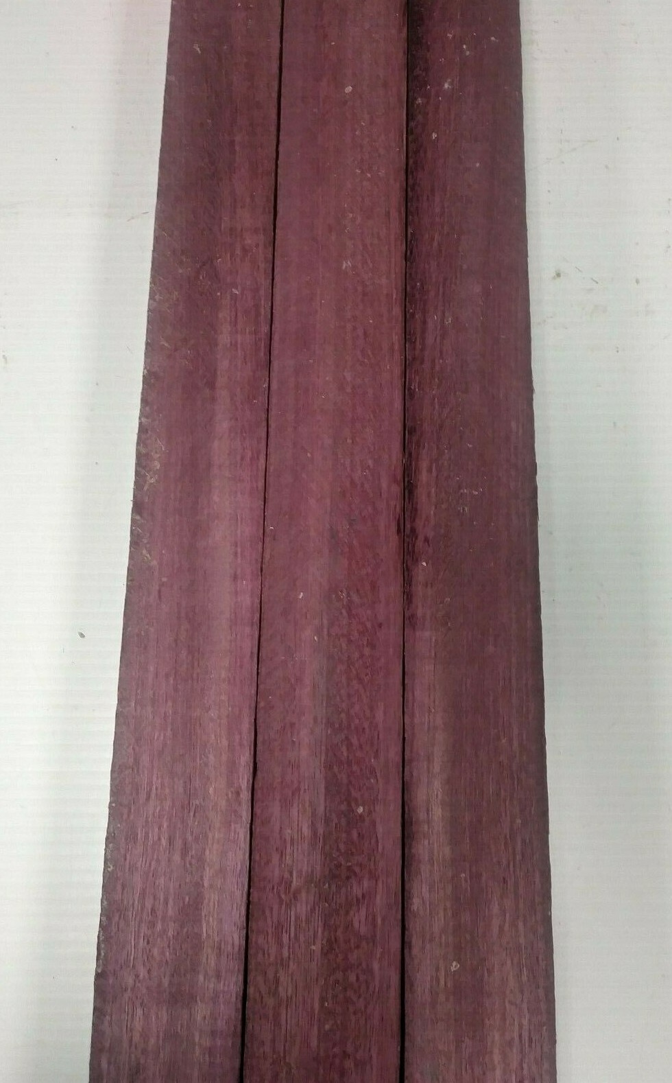 Pack of 3, Purpleheart Thin Dimensional Lumber Board Wood Blank 1″ x 2″ x 16″