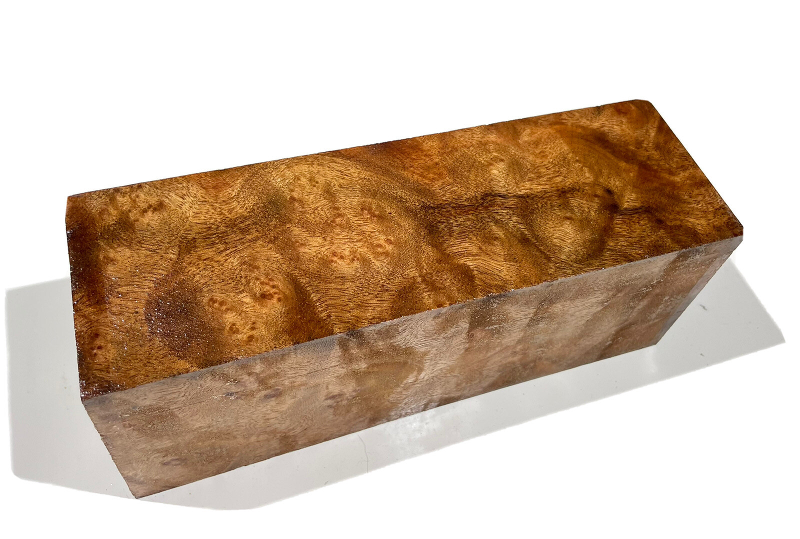 Camphor burl wood block 2-7/8″ x 3-1/2″ x 9-1/8″ (q64) Dried Burl Turning Blank