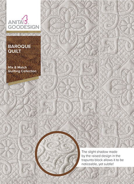 Baroque Quilt Anita Goodesign Embroidery Design Machine CD