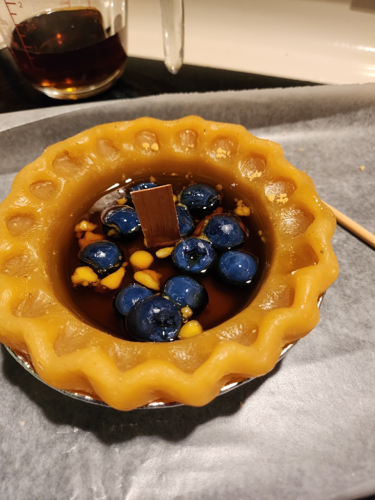Blueberry Pie Candle Homemade By Wax Artist