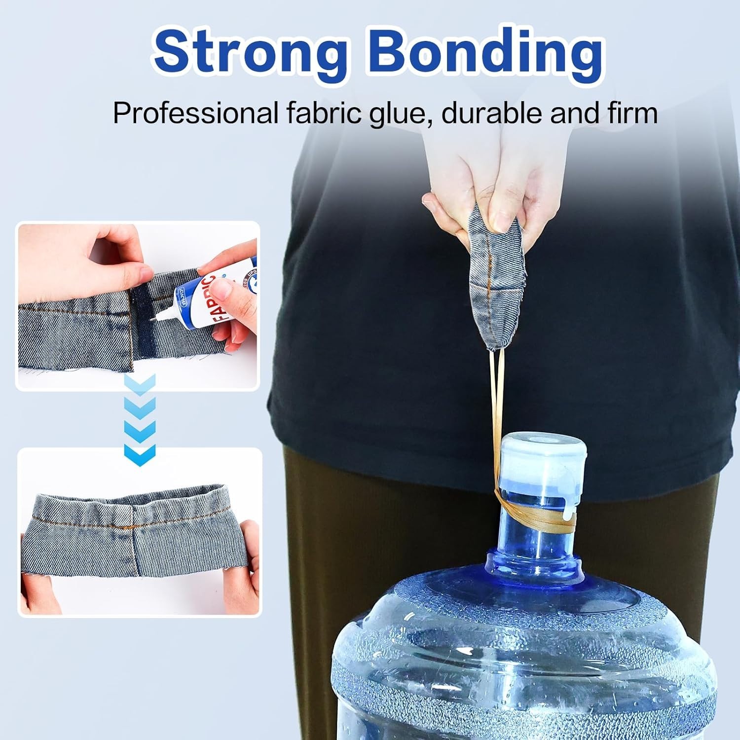Fabric Glue Mighty Mend it Fabric Glue Permanent Clear Washable Clothing Glue