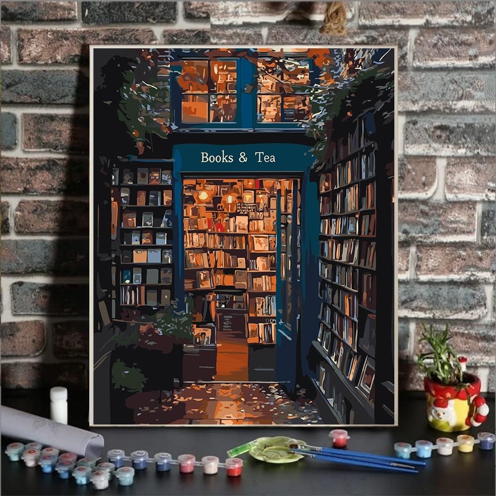 Paint by Numbers Kit for Adults – Adult Paint by Number Kits, Books Painting by
