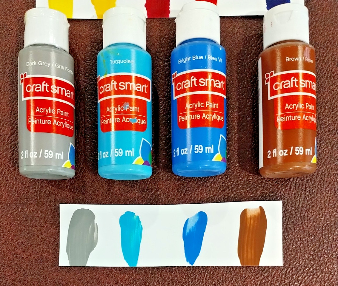Liquitex Basics Smart Craft Acrylic Paint Lot of 9 Used