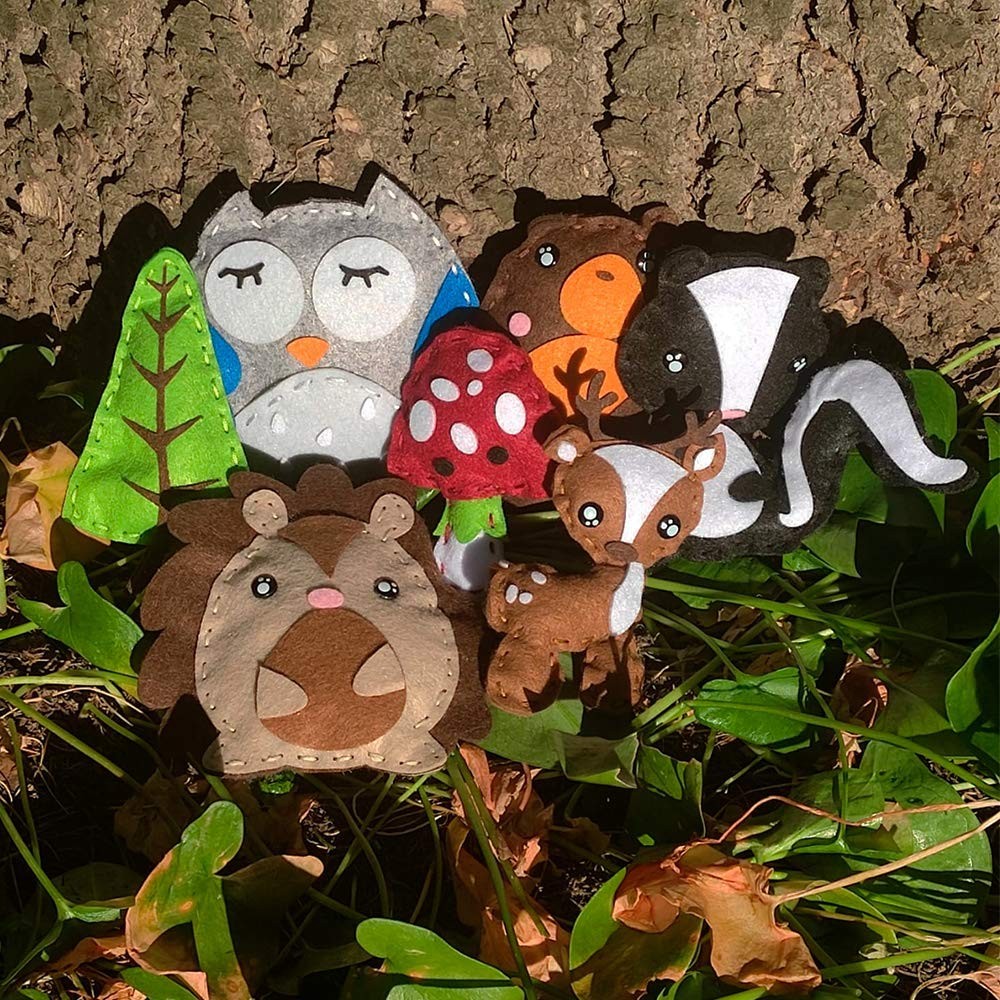 DeFieltro Sewing Kit for Kids Forest Animals Creative & EDUCACIONAL – Beautiful