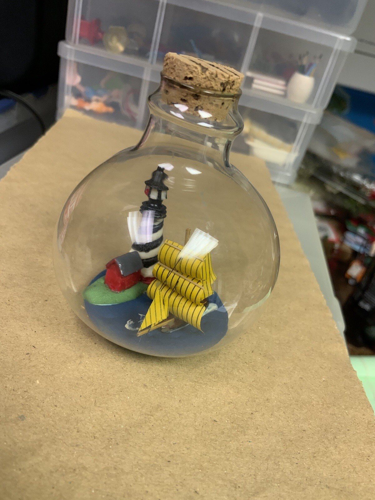 Craft Glass Bottle With Cork