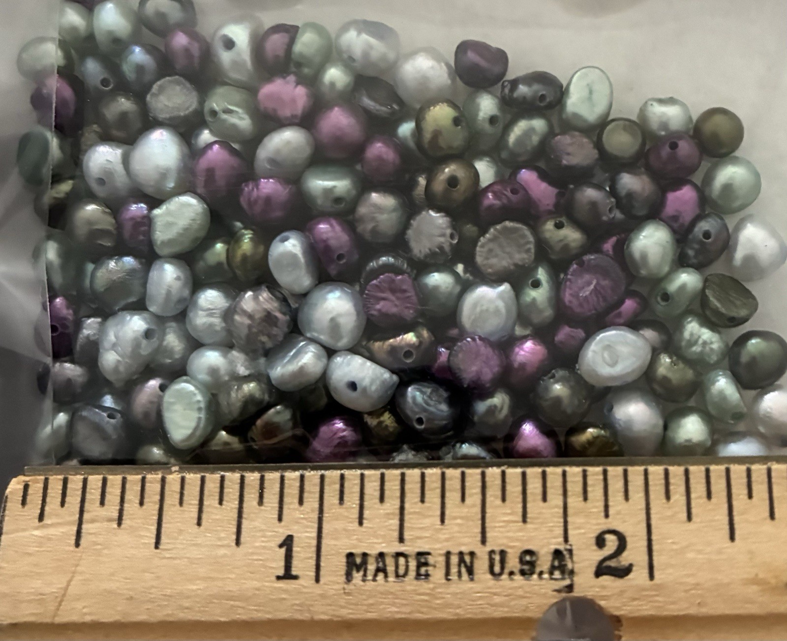 Craft Beads Lot Mixed Materials Salvage Jewelry Making Assorted VTG To Modern