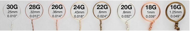 Bead Smith Tarnish Resistant Craft Copper Wire Gold/Silver/Copper 16-28 gauge