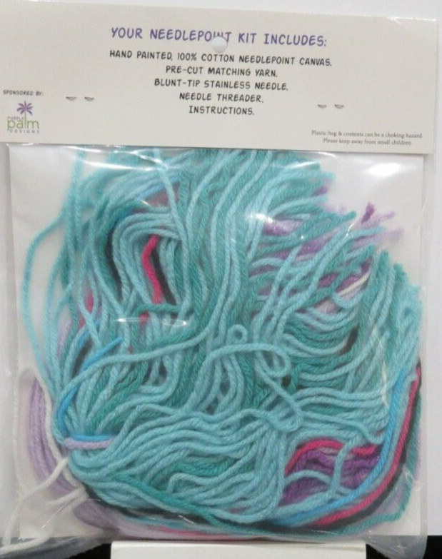 Stitchin Little Handpainted Needlepoint Kit for all Ages – Elephant