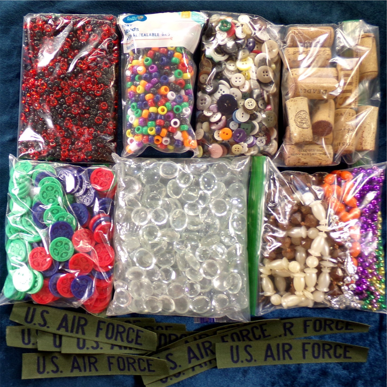 Bulk Collage Artist Supply Lot: 9 LB Box Odd Unique Mixed Craft Supplies Art Set
