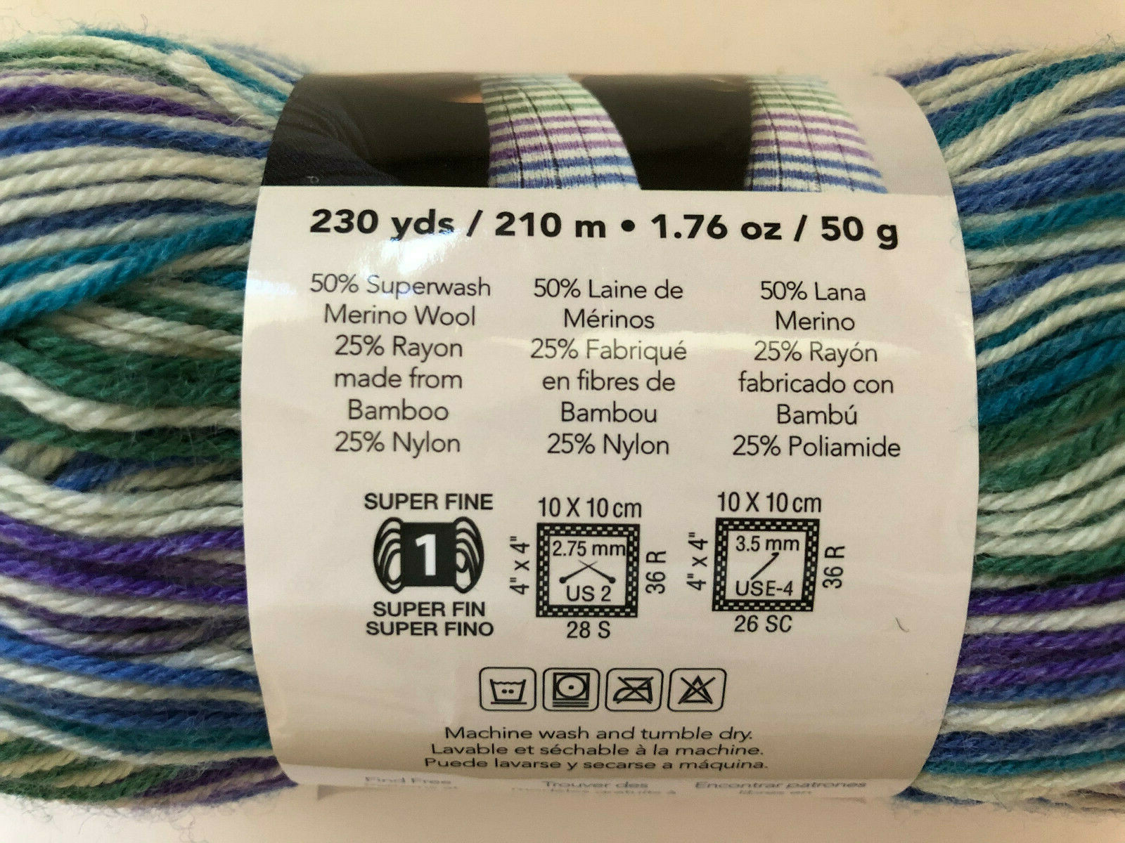 Premier Serenity Sock Yarn Super Fine #1 Merino Wool Rayon Bamboo Skein – BOREAL